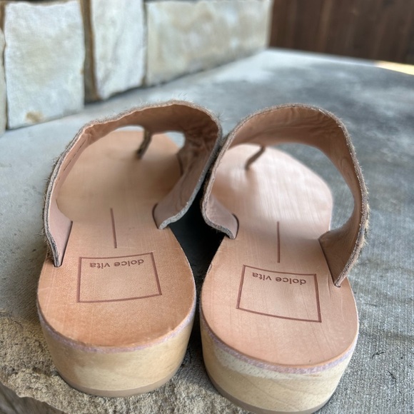 Dolce Vita Leopard calf hair square toe slide sandal Sz-6. B - Picture 9 of 9